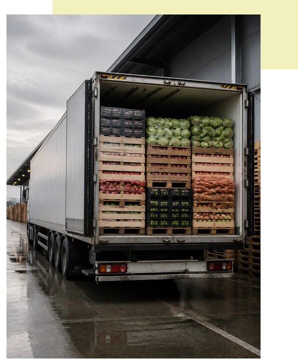 Перевозка плодоовощной продукции в Касимов по цене от 5437 р. | Агросервис-Ксм